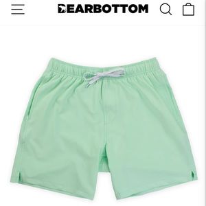 BearBottom Mint Stretch Swim Trunka 7 inch Inseam